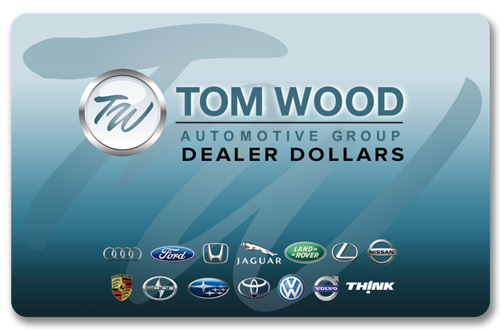Tom Wood Auto Group Loyalty Card Mockup