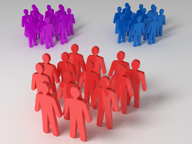 Image of colorful cutouts of people